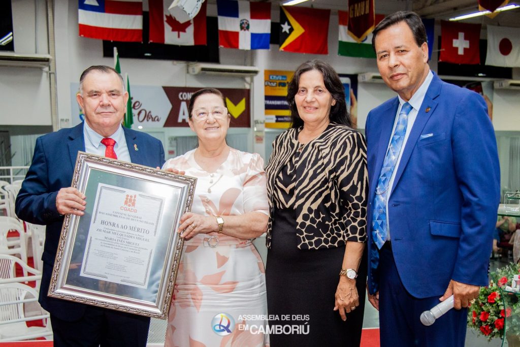 CGADB homenageia o Pr. Zilmar Miguel